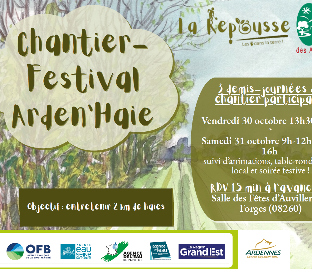 Un chantier-festival pour restaurer et valoriser les haies dans les Ardennes
